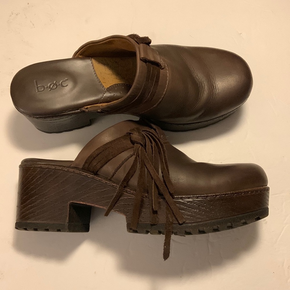 B0C Born Concept Clogs w/ Suede 8